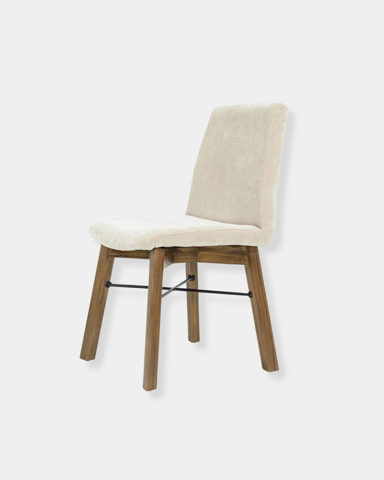 GIA DINING CHAIR SET OF 2 - SAND & WARM PECAN | Stonewaters
