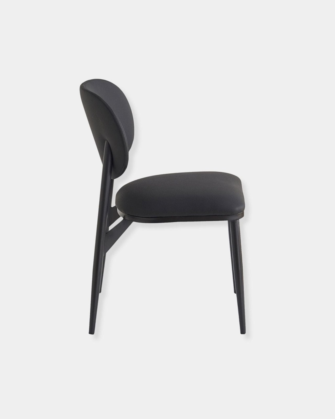 GIDEON CHAIR SET OF 4 - BLACK | Stonewaters