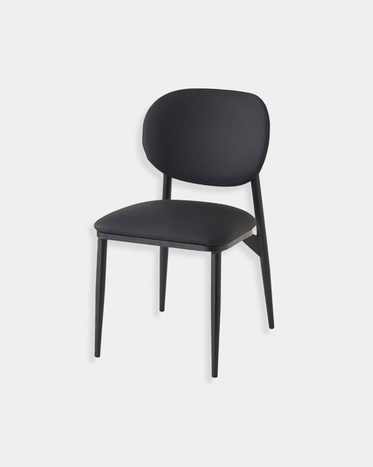 GIDEON CHAIR SET OF 4 - BLACK | Stonewaters