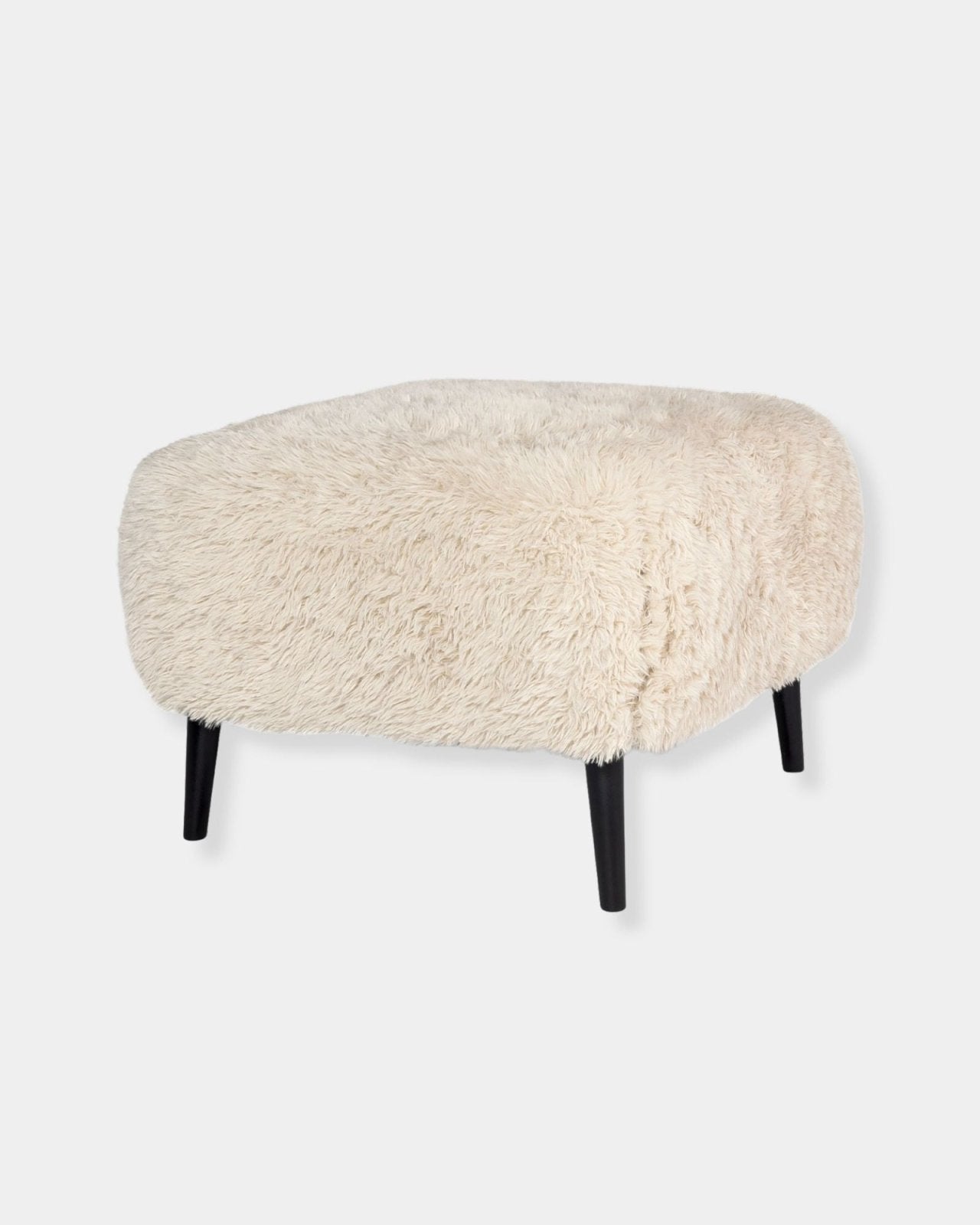 GINGER SQUARE OTTOMAN - DOWNY CREAM | Stonewaters