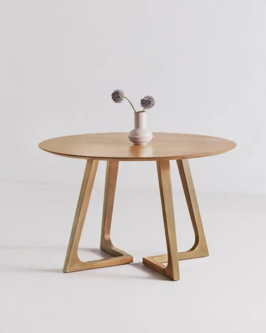 GODENZA DINING TABLE 47" - OAK | Stonewaters