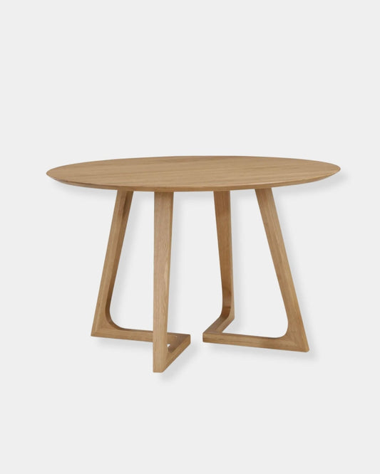 GODENZA DINING TABLE 47" - OAK | Stonewaters