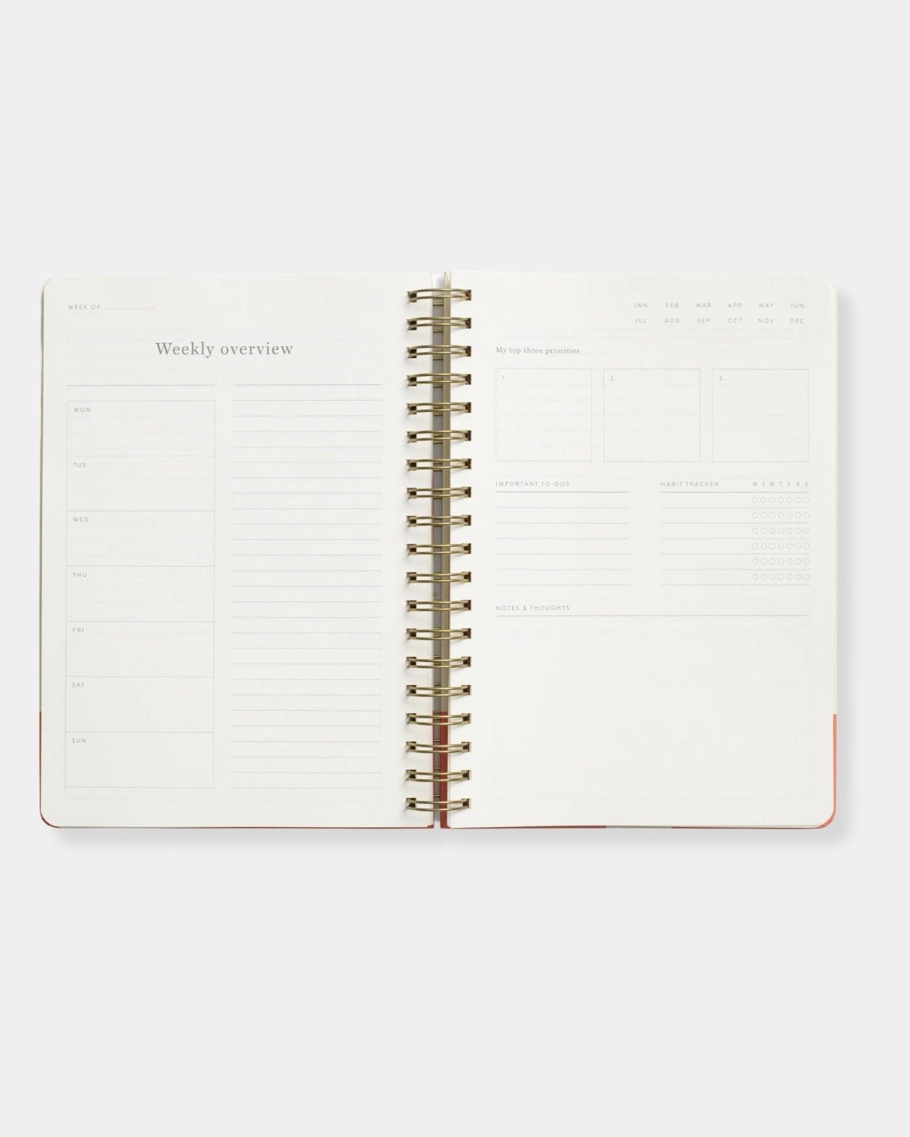 GRADIENT ORB UNDATED DAILY PLANNER | Stonewaters