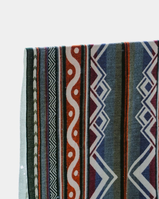 GREEN & ORANGE MOUNTAIN - BLANKET | Stonewaters