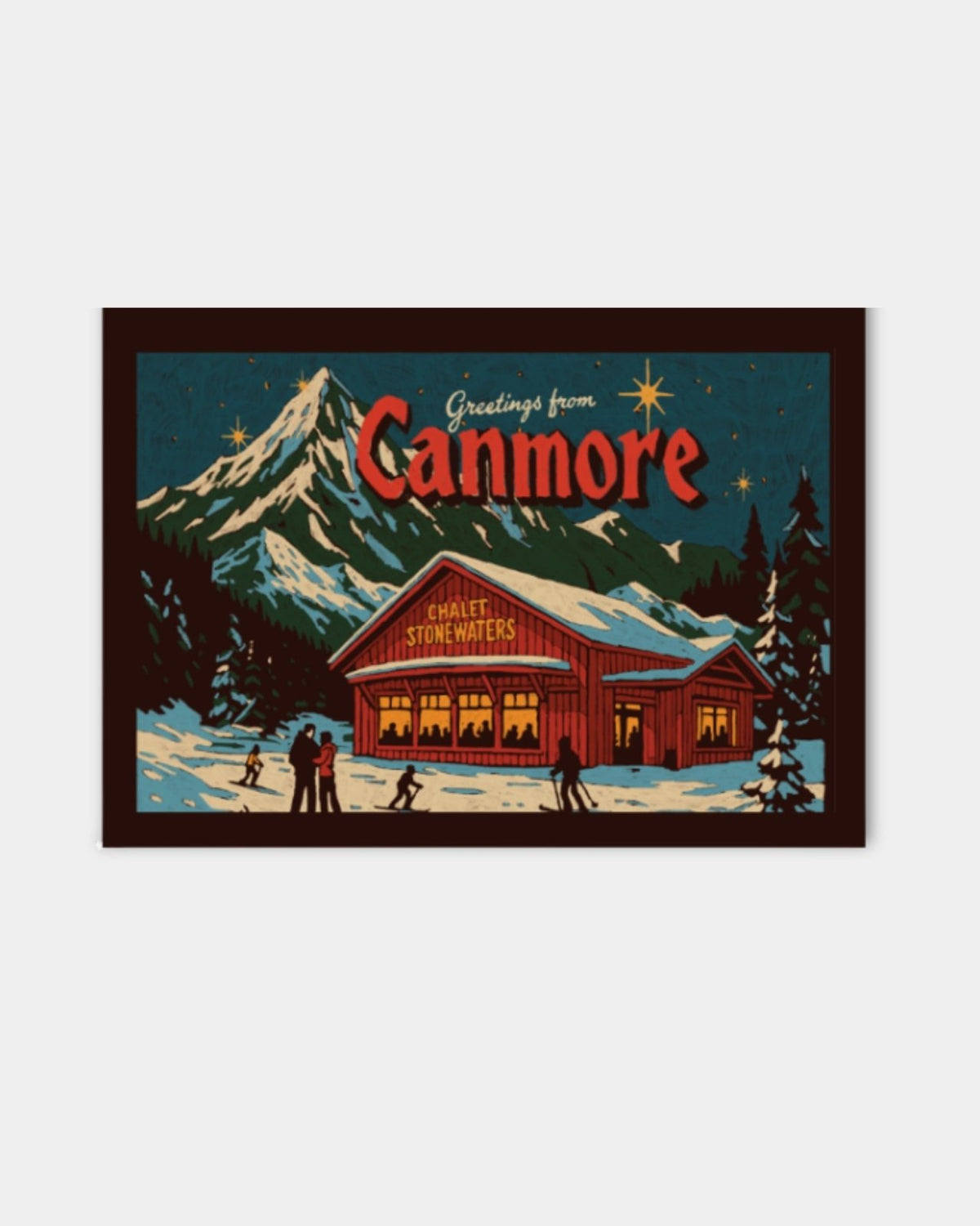 GREETINGS FROM CANMORE - CARD | Stonewaters