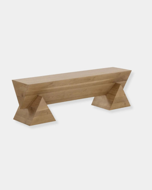 GREGOR BENCH - RUSTIC OAK | Stonewaters