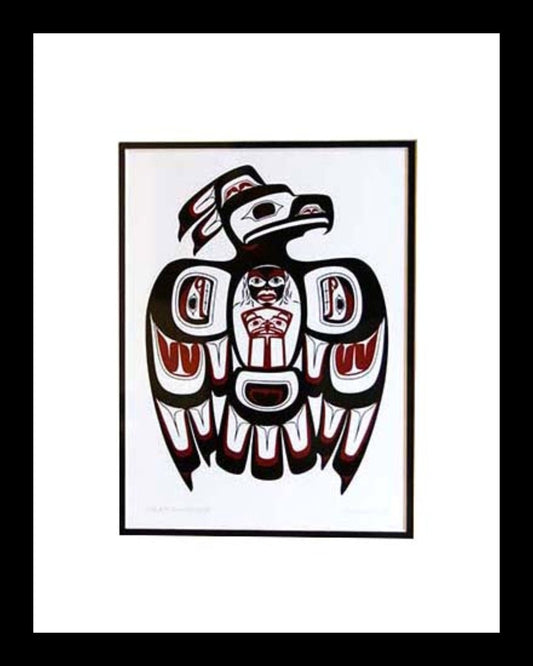 HAIDA THUNDERBIRD - 11x14 MATTED ART CARD | Stonewaters