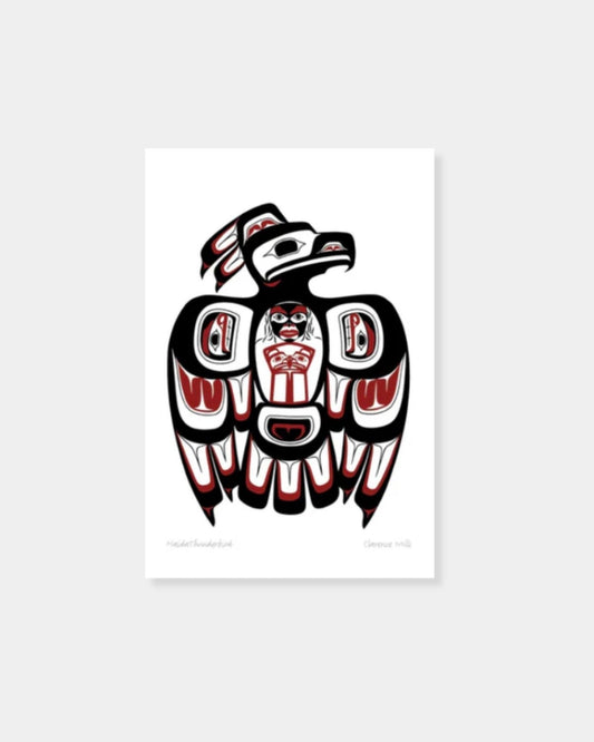 HAIDA THUNDERBIRD - 11x14 MATTED ART CARD | Stonewaters