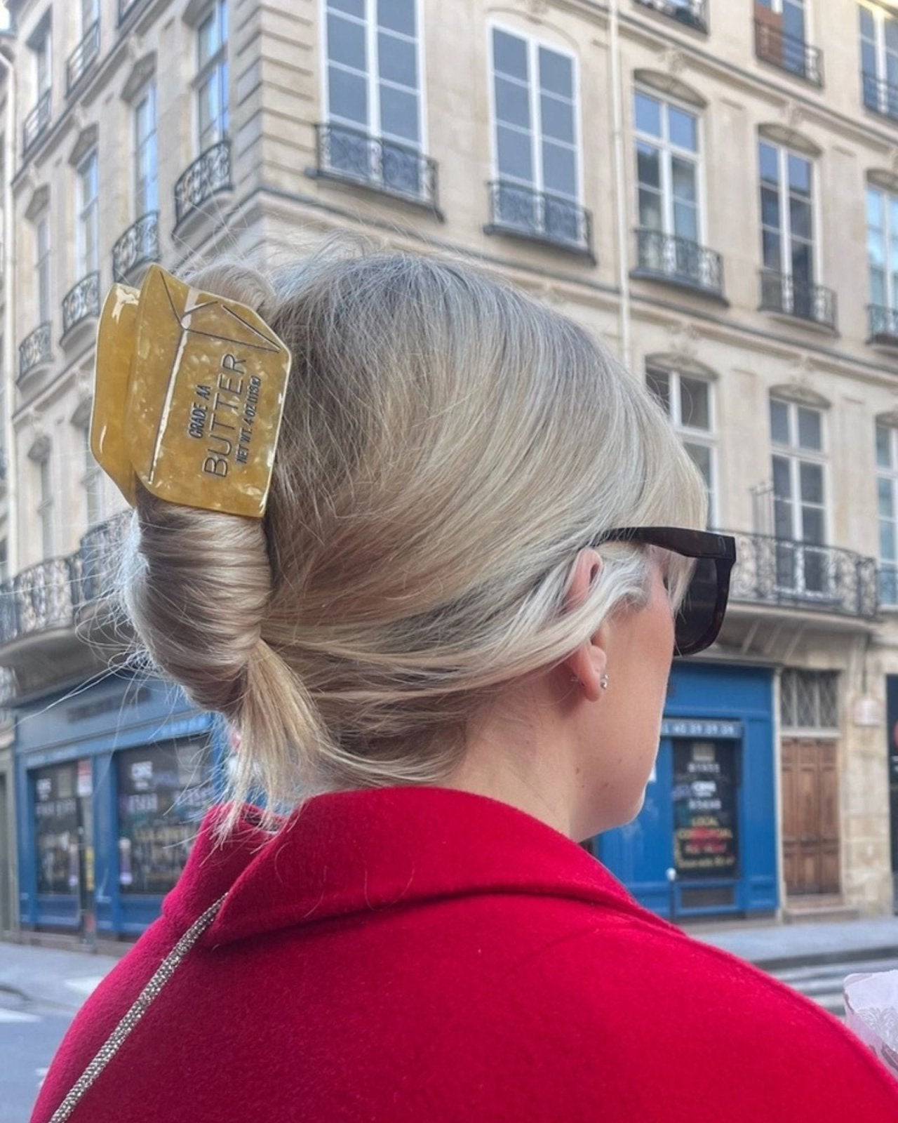 HAND-PAINTED BUTTER CLAW HAIR CLIP | Stonewaters