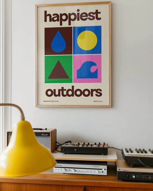 HAPPIEST OUTDOORS - PRINT | Stonewaters