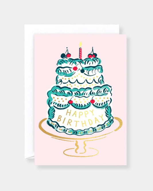 HAPPY BIRTHDAY CAKE - CARD | Stonewaters
