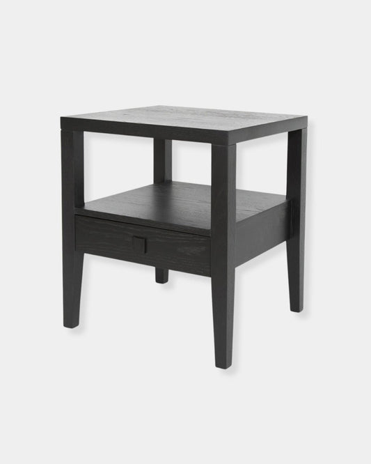HARA 1 DR NIGHTSTAND - BLACK | Stonewaters