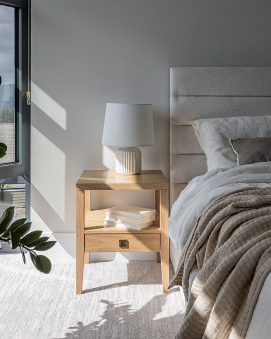 HARA 1 DR NIGHTSTAND - NATURAL OAK | Stonewaters