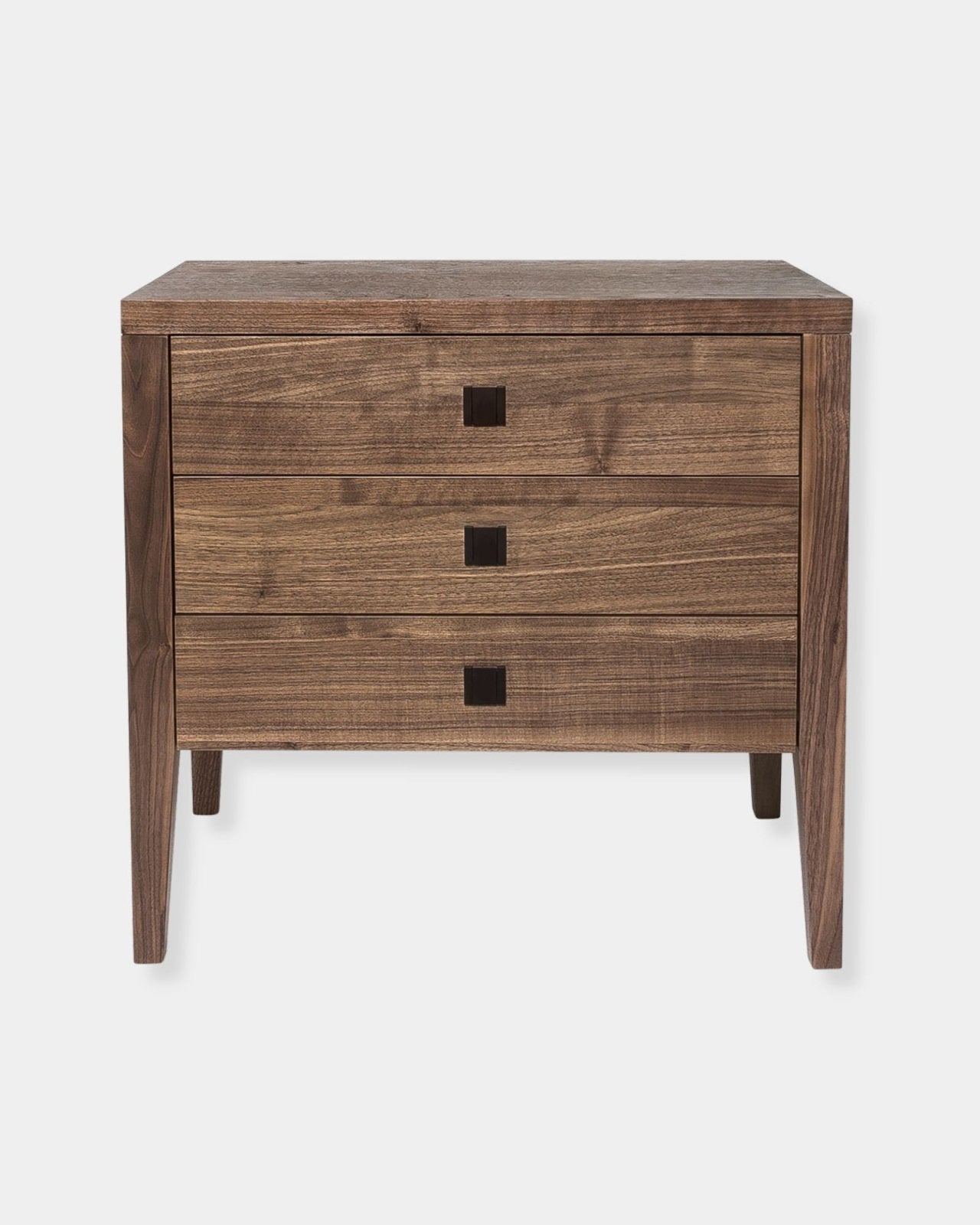 HARA 3-DR NIGHTSTAND - FROZEN WALNUT | Stonewaters