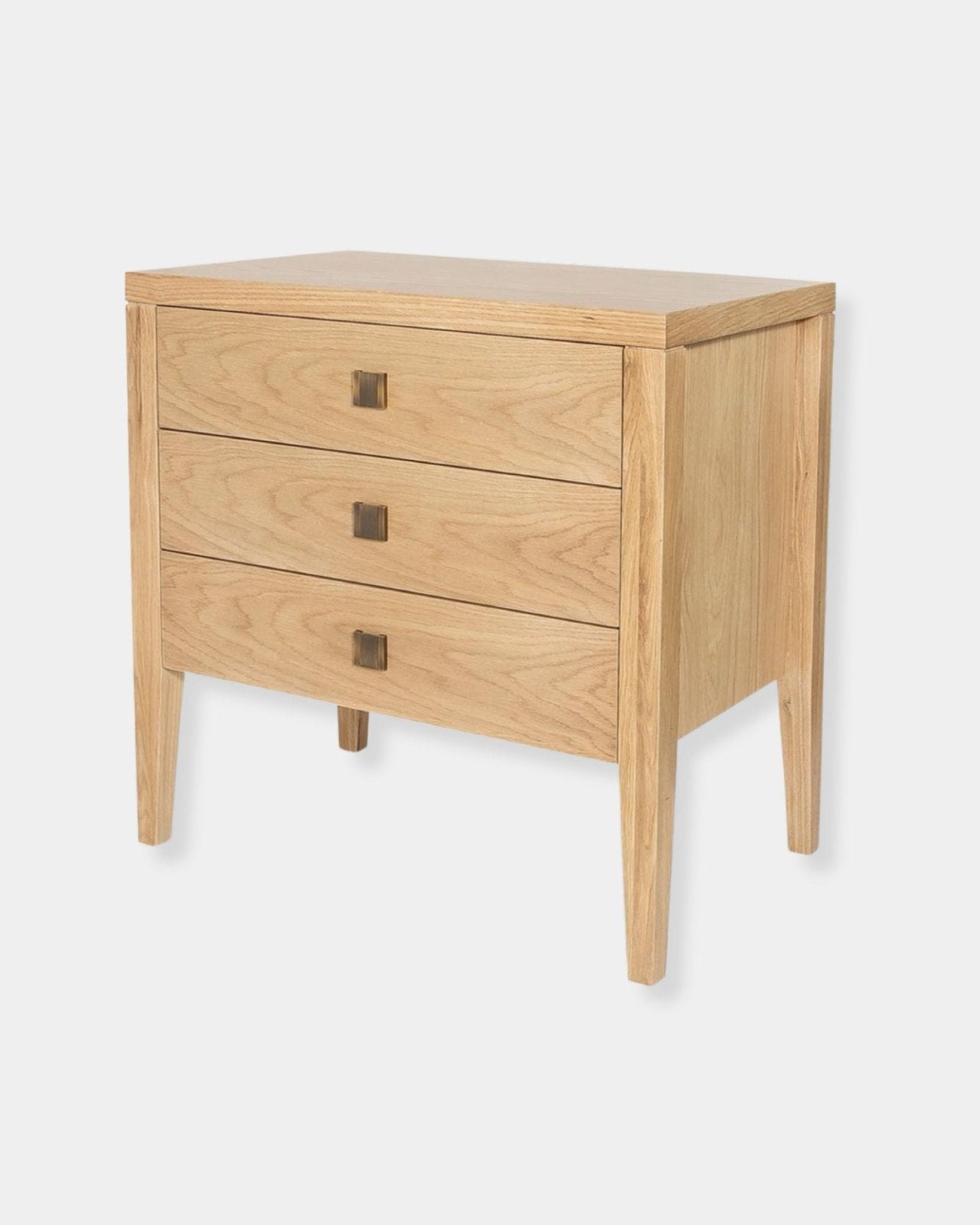 HARA 3-DR NIGHTSTAND - NATURAL OAK | Stonewaters