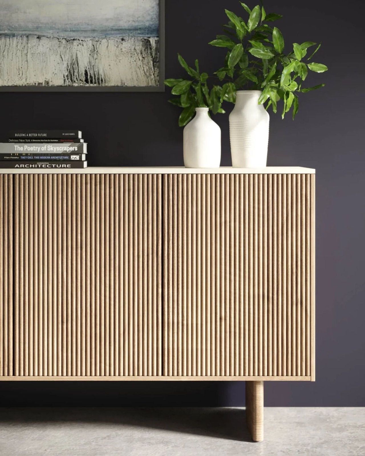 HEDRON SIDEBOARD 74" | Stonewaters
