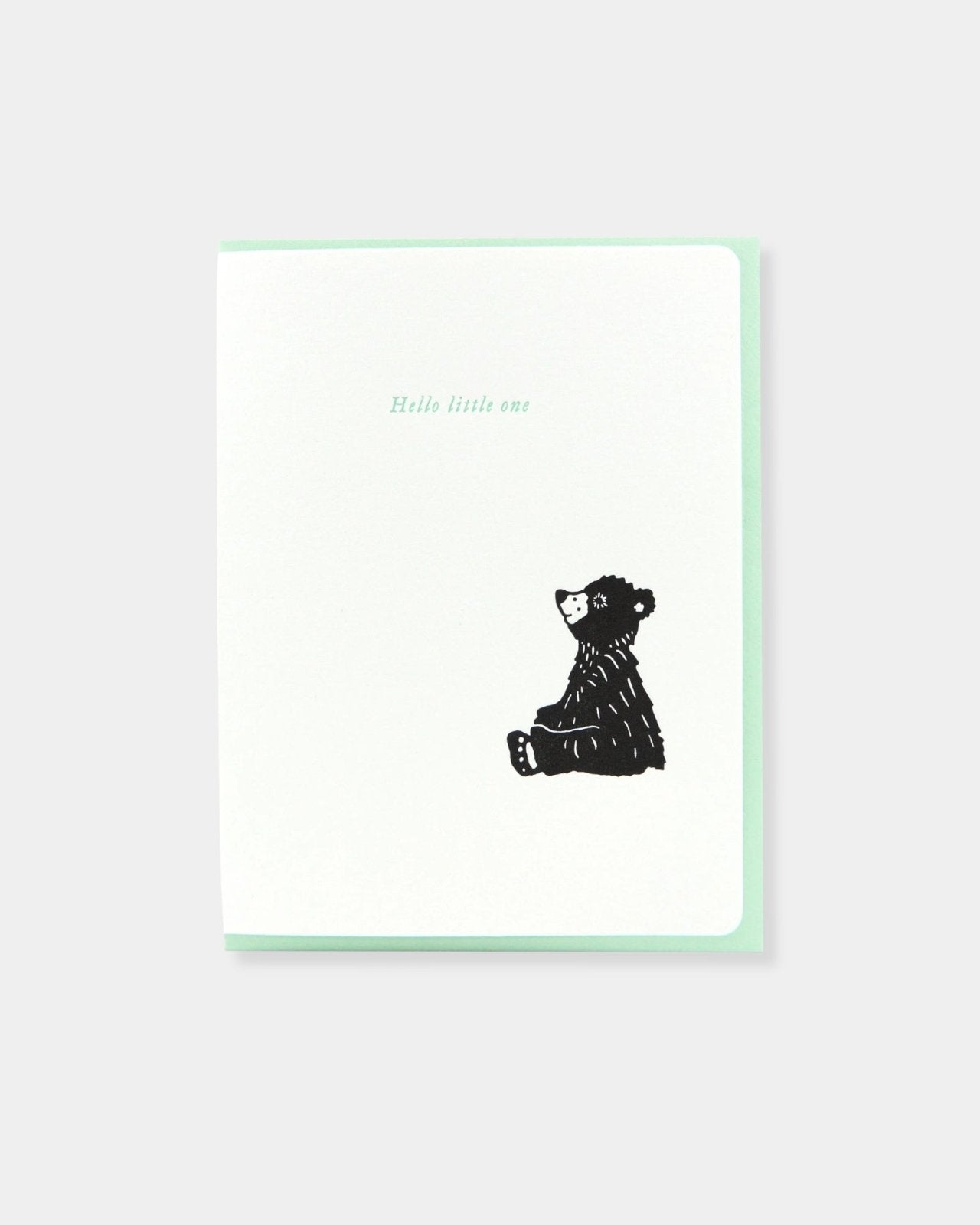 HELLO LITTLE ONE BEAR - CARD | Stonewaters