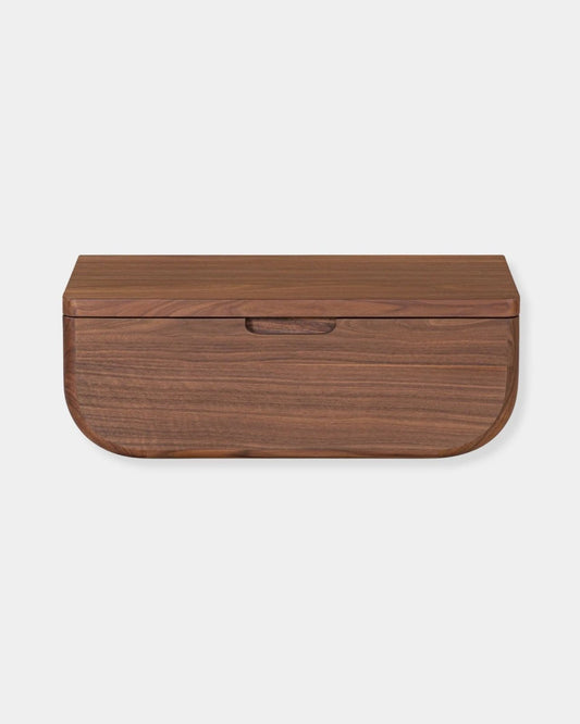 HETTIE FLOATING NIGHTSTAND - WALNUT | Stonewaters