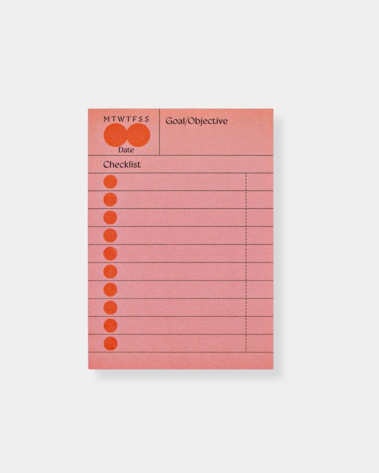 HINOKI GOAL CHECKLIST STICKY NOTES | Stonewaters