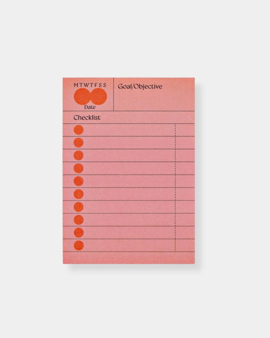 HINOKI GOAL CHECKLIST STICKY NOTES | Stonewaters