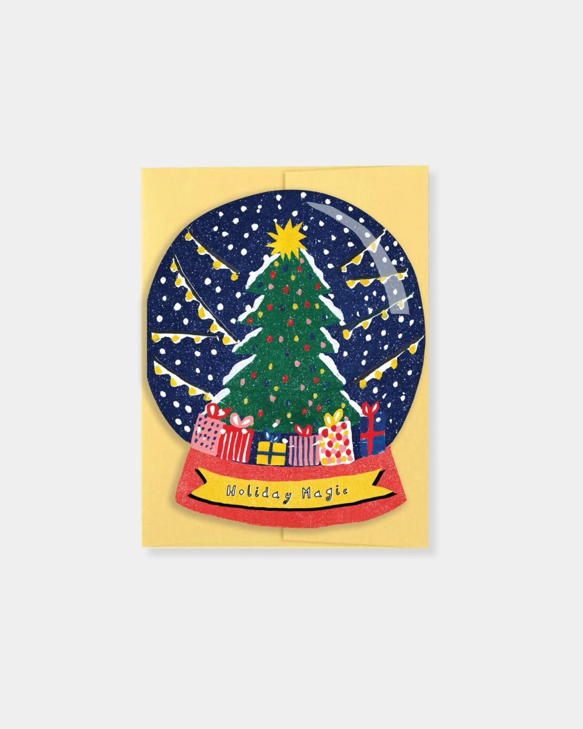 HOLIDAY MAGIC SNOW GLOBE - CARD | Stonewaters