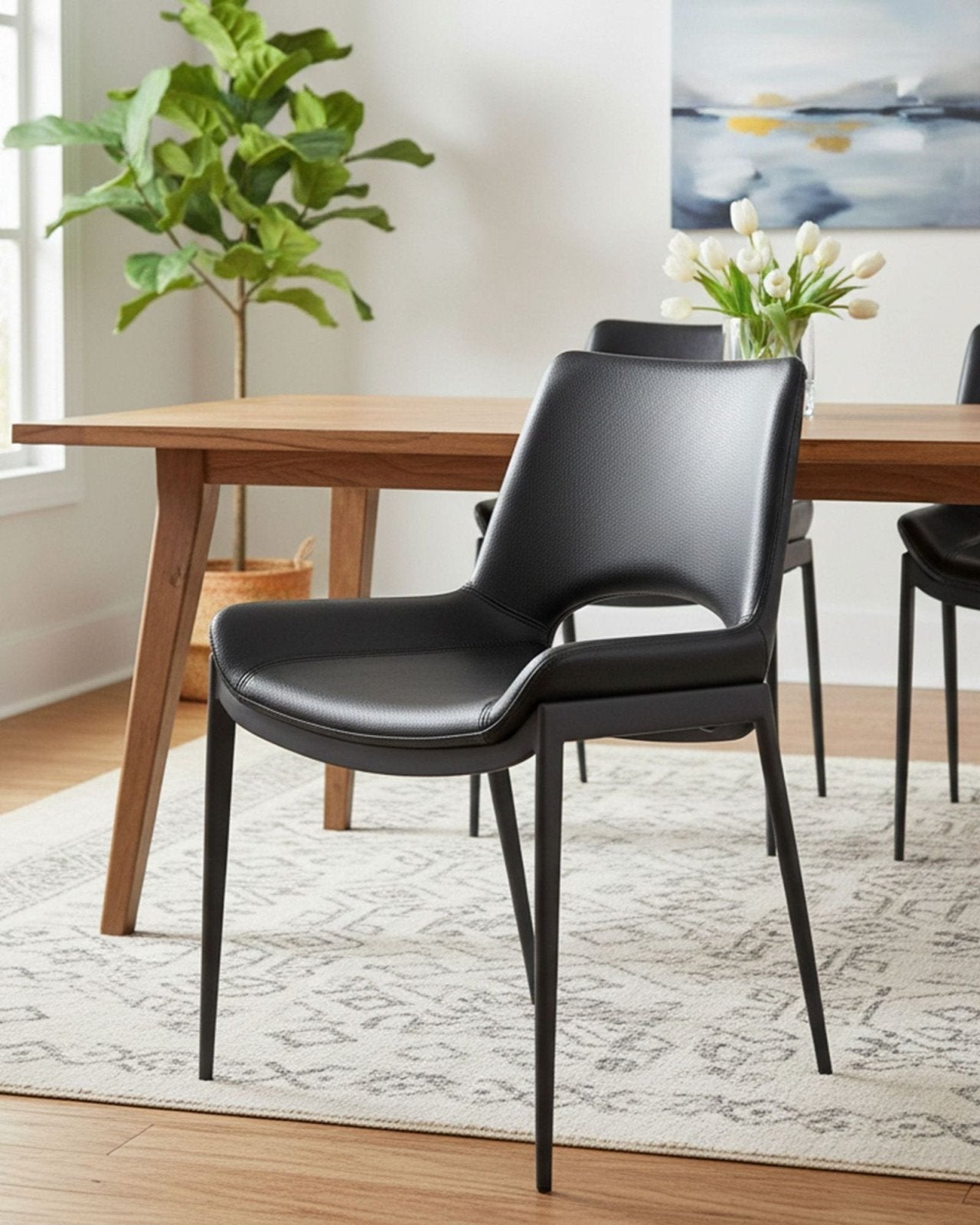 ICONA CHAIR SET OF 6 - BLACK | Stonewaters