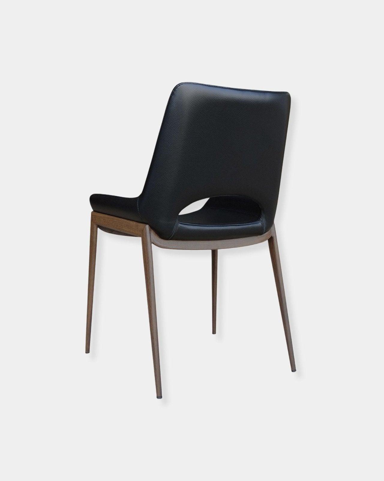 ICONA CHAIR SET OF 6 - BLACK AND WALNUT | Stonewaters
