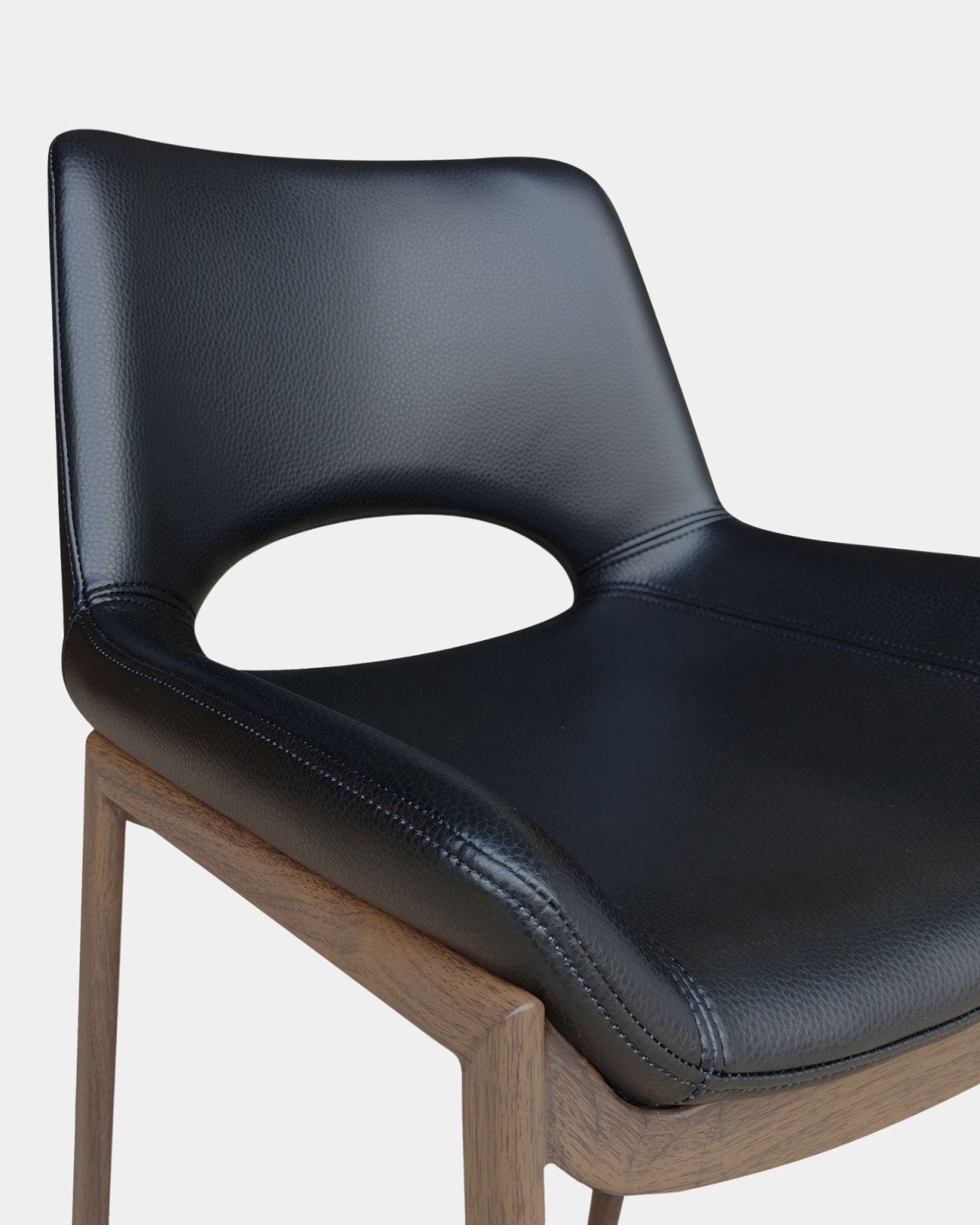 ICONA CHAIR SET OF 6 - BLACK AND WALNUT | Stonewaters