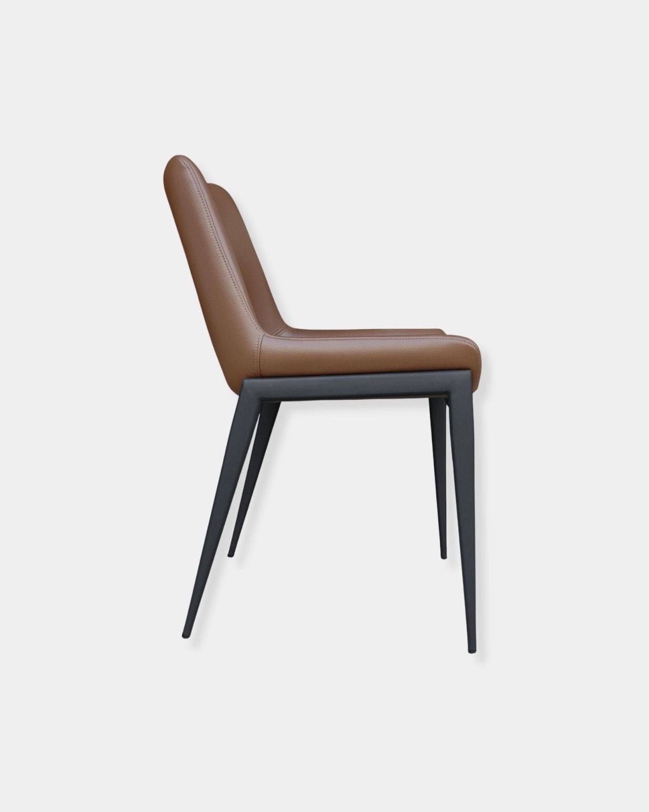 ICONA CHAIR SET OF 6 - SADDLE AND BLACK | Stonewaters