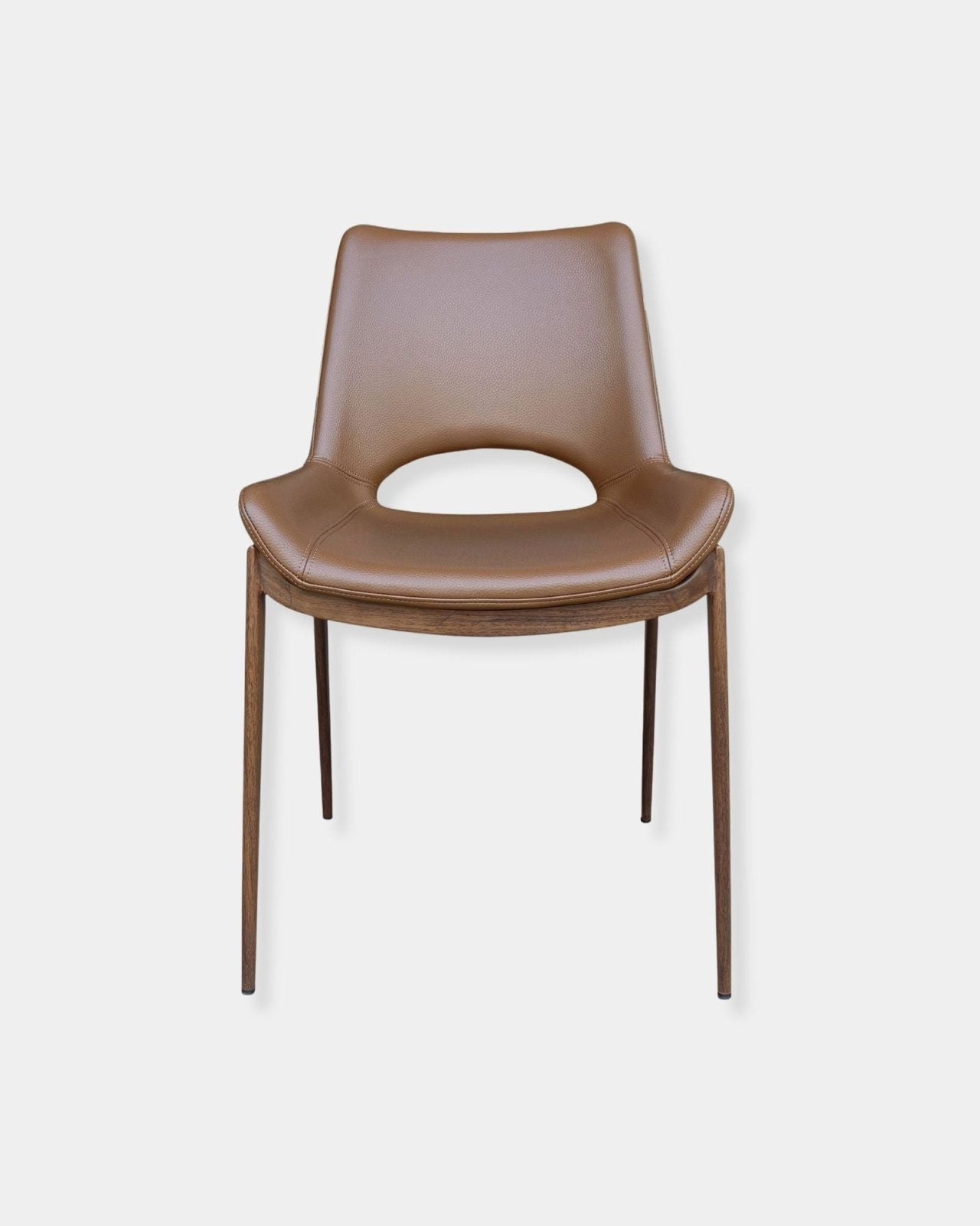 ICONA CHAIR SET OF 6 - SADDLE AND WALNUT | Stonewaters