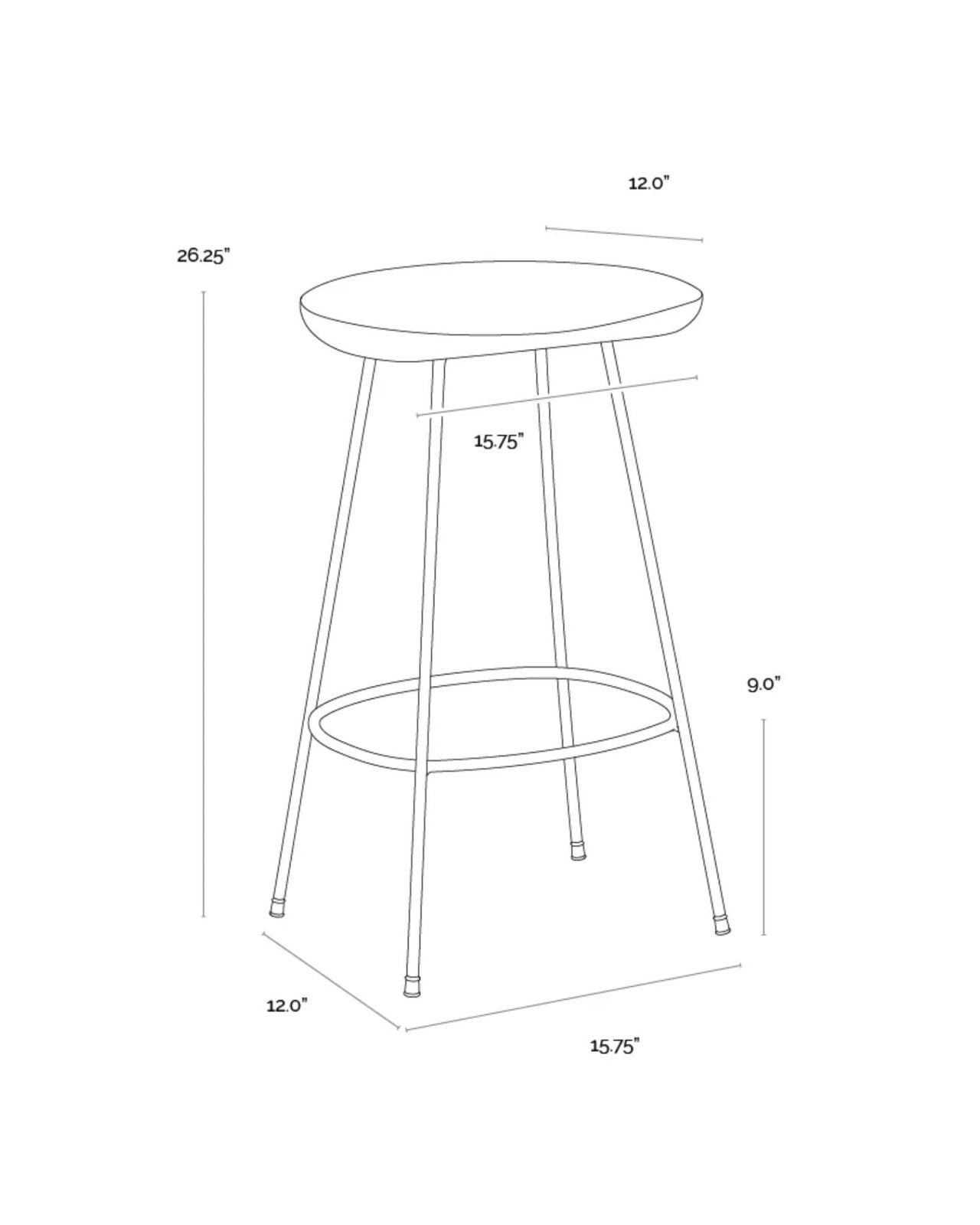INDRA COUNTER STOOL | Stonewaters