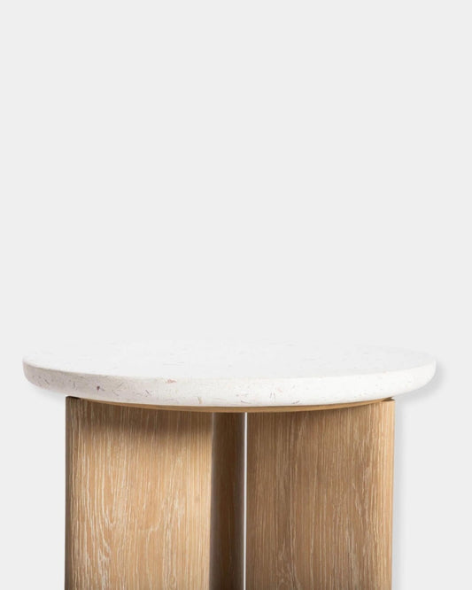 INFINITY SEASHELL SIDE TABLE | Stonewaters