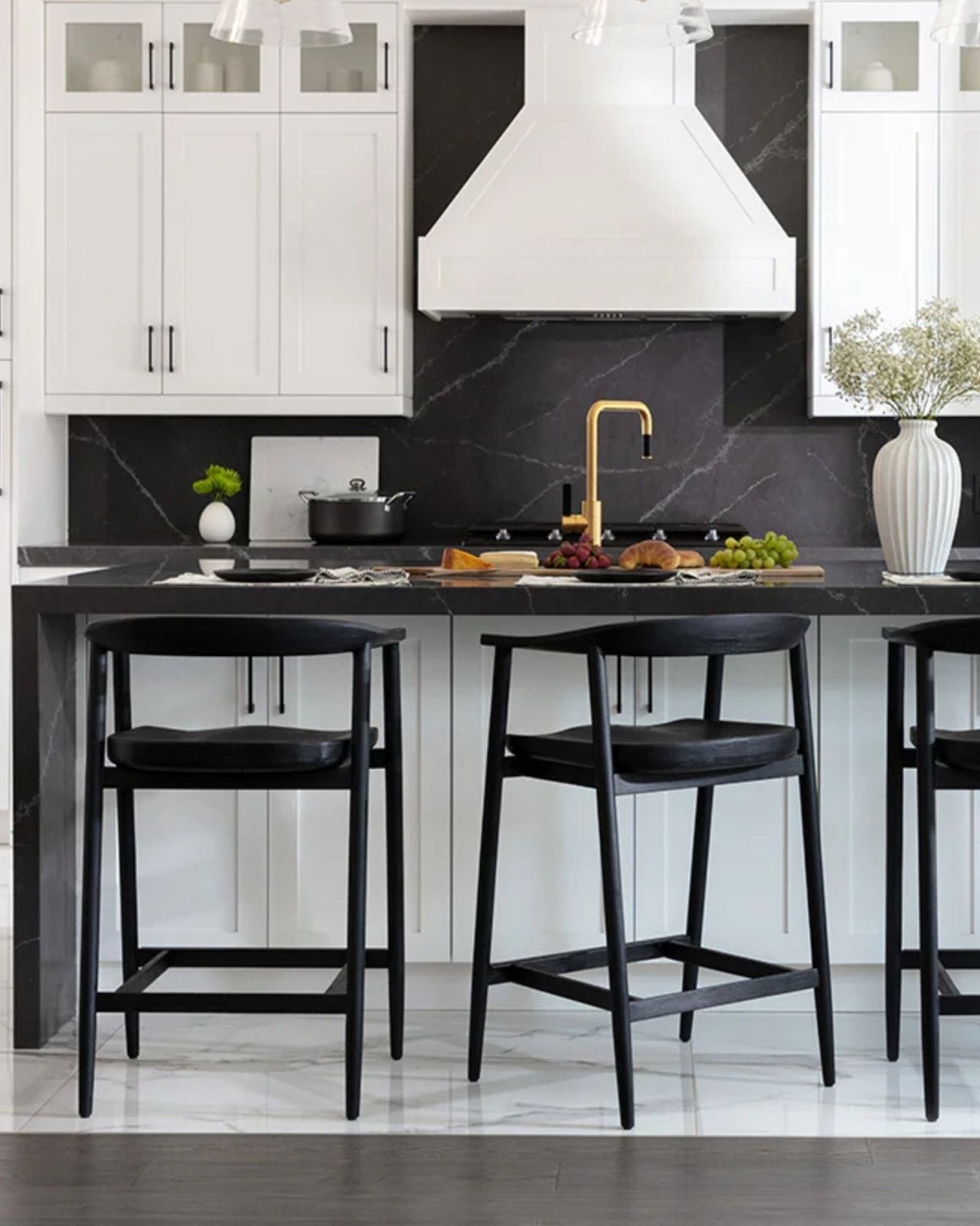 JEREMY COUNTER STOOL - BLACK | Stonewaters