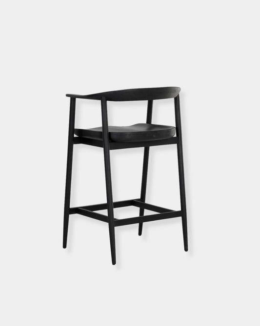 JEREMY COUNTER STOOL - BLACK | Stonewaters