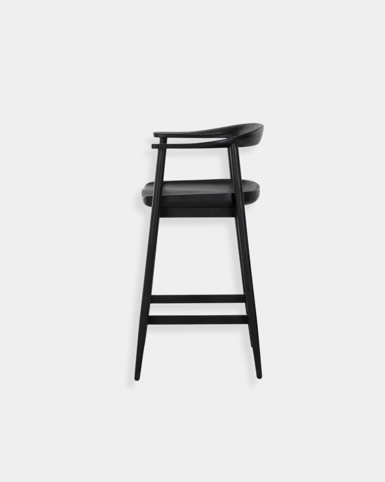 JEREMY COUNTER STOOL - BLACK | Stonewaters
