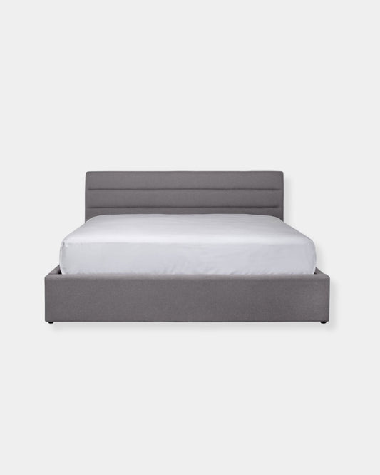 JUSTIN BED - GREIGE | Stonewaters