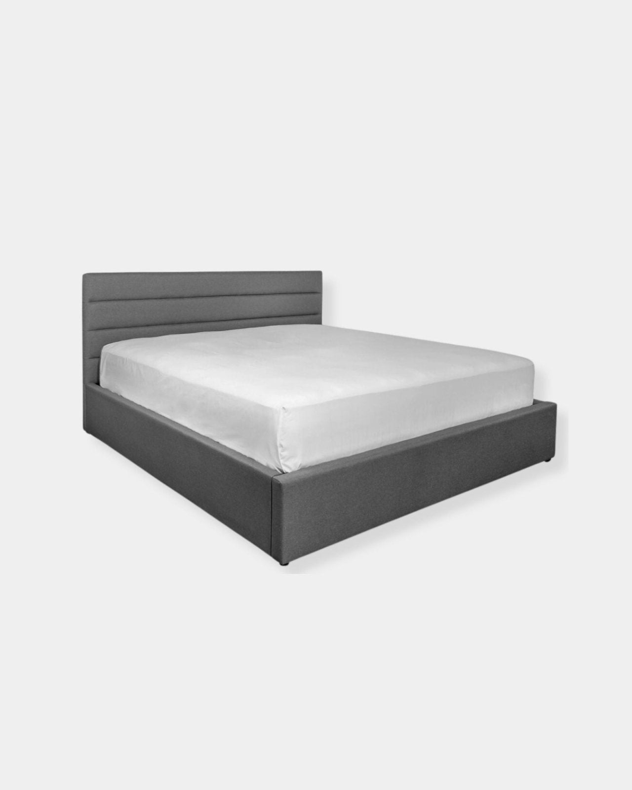 JUSTIN BED - GREIGE | Stonewaters