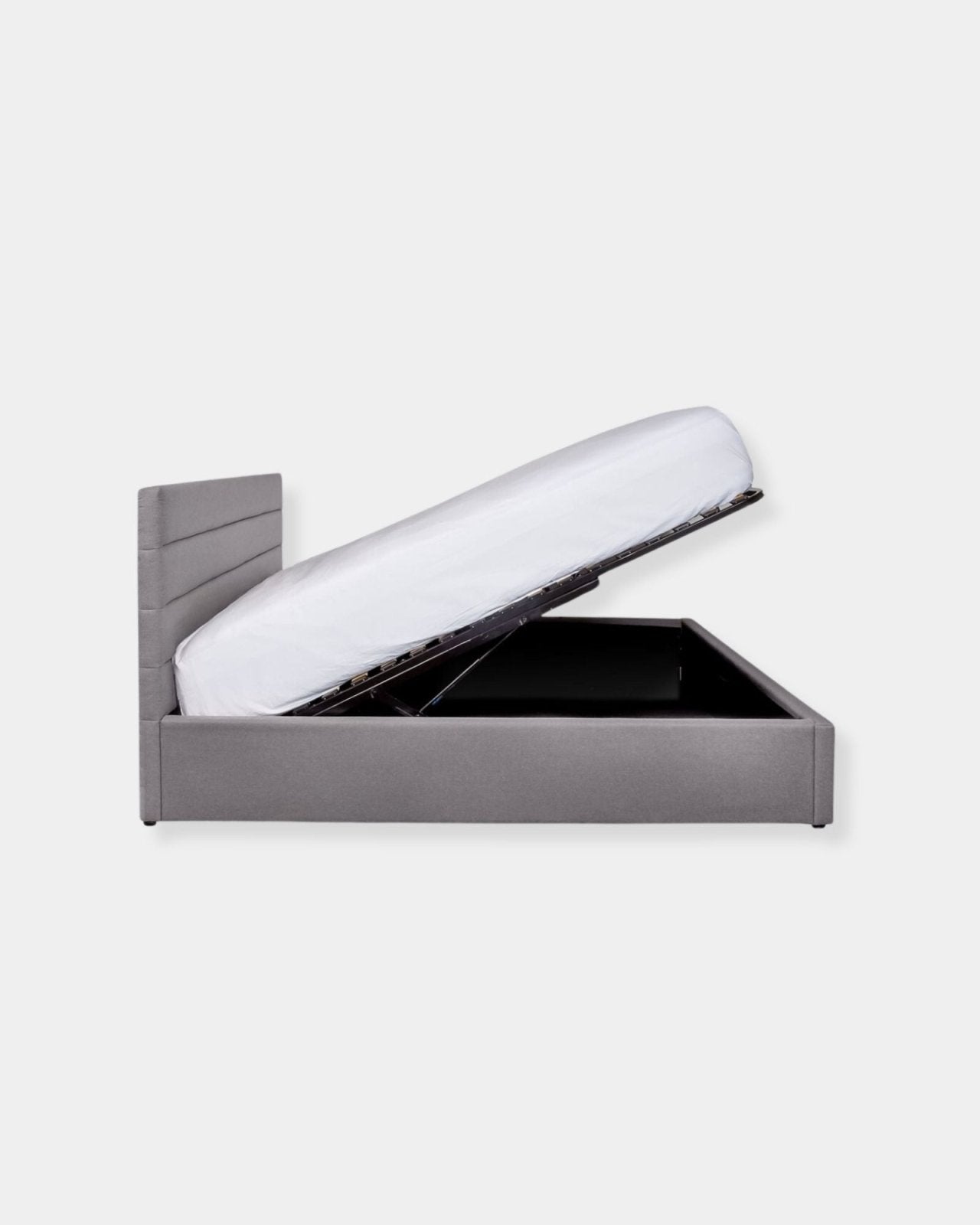JUSTIN STORAGE BED - GREIGE | Stonewaters