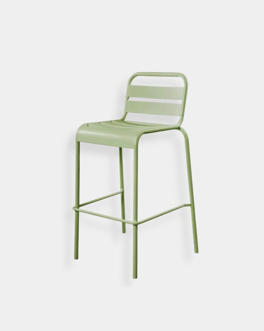 KADE OUTDOOR SET OF 2 BAR STOOL - GREEN | Stonewaters