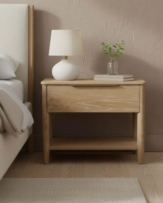 KAMELIA NIGHTSTAND - SAND | Stonewaters