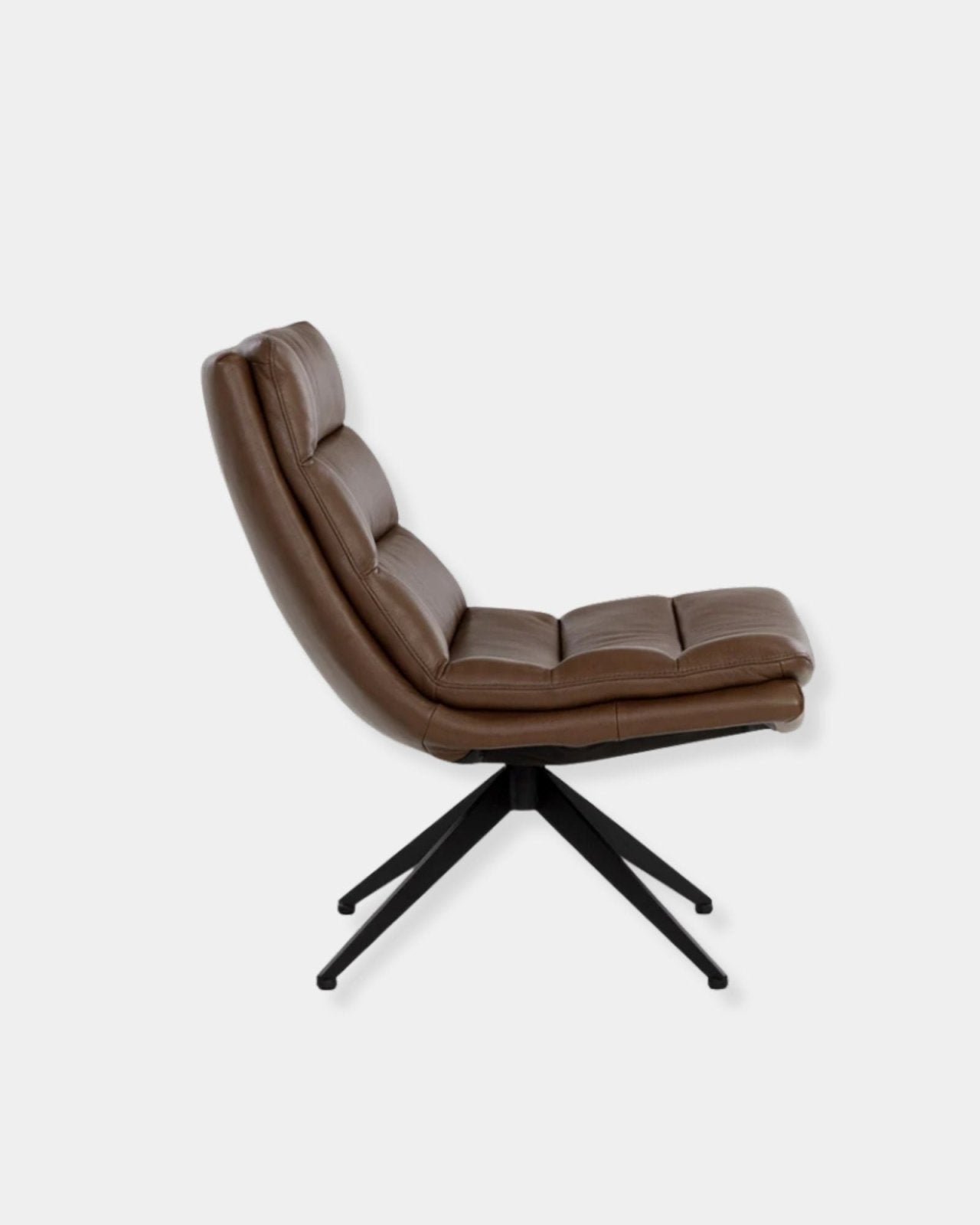 KELLER SWIVEL LOUNGE CHAIR - MAHOGANY | Stonewaters