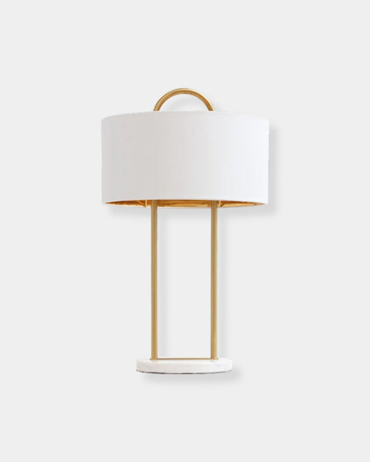 KEZNA TABLE LAMP - WHITE | Stonewaters