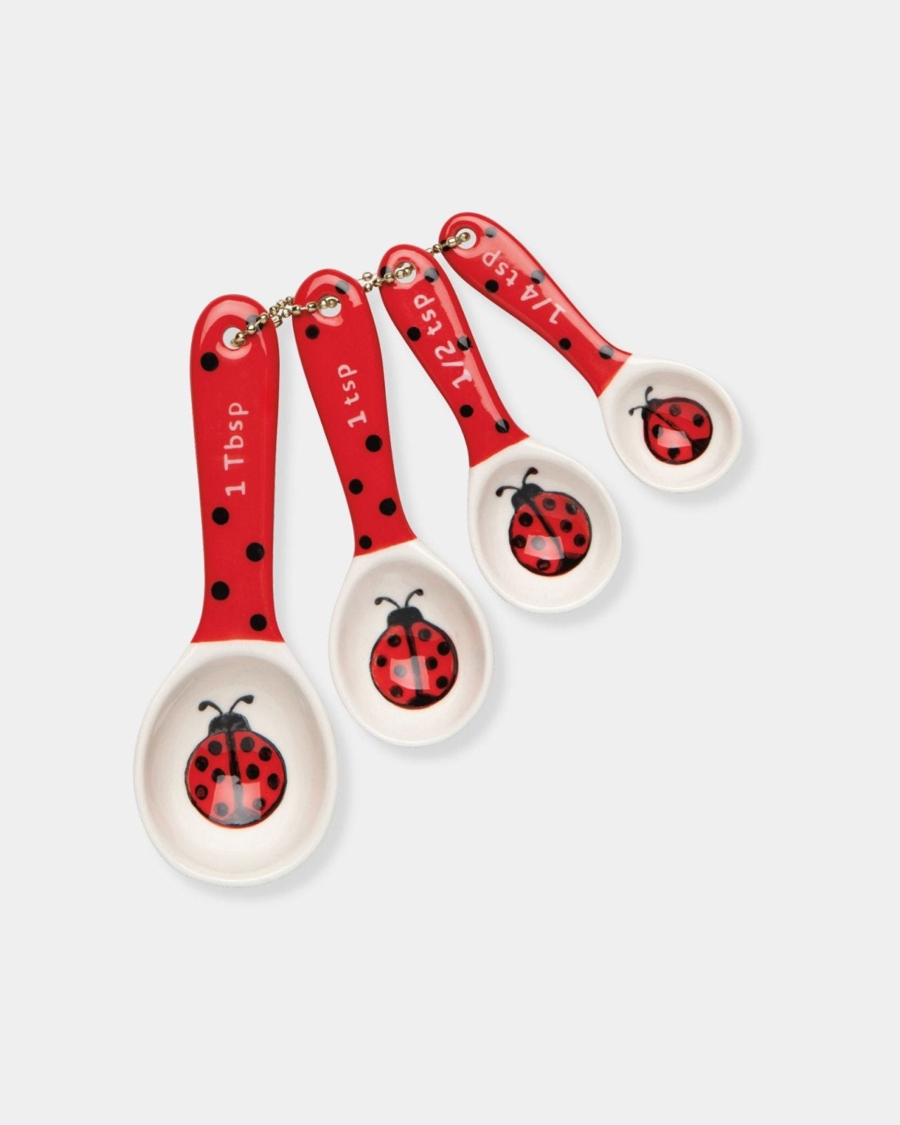 LADYBUGS MEASURING SPOONS - SET 4 | Stonewaters