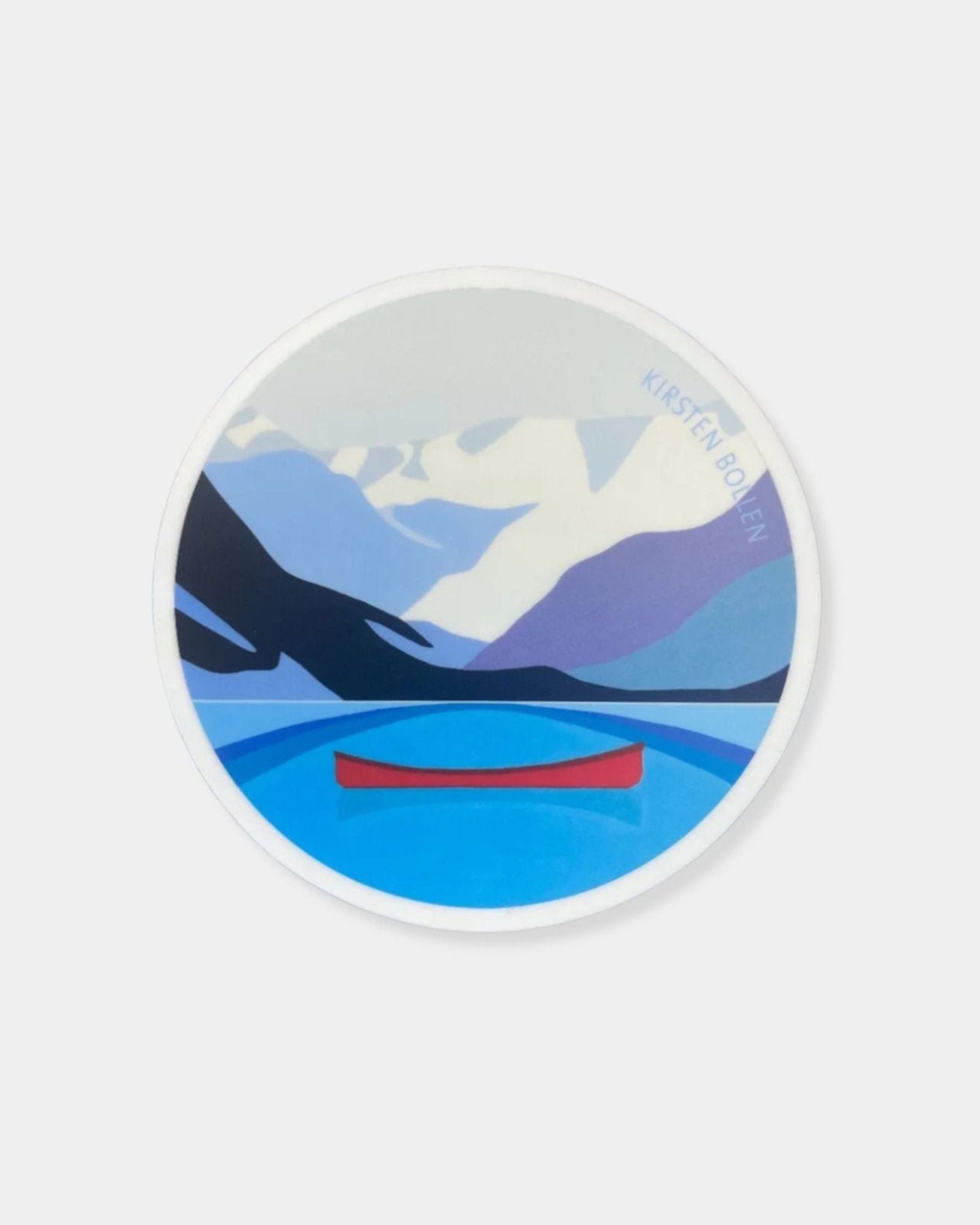 LAKE LOUISE CANOE - STICKER | Stonewaters