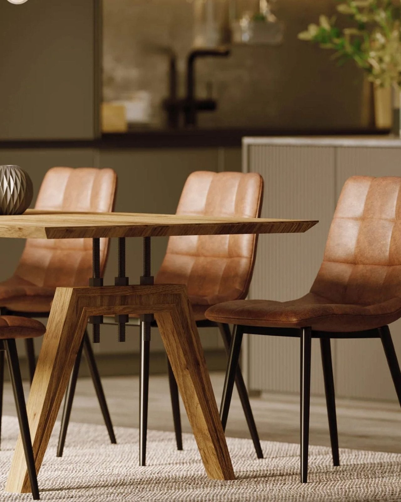 LANDMARK DINING TABLE 84" | Stonewaters