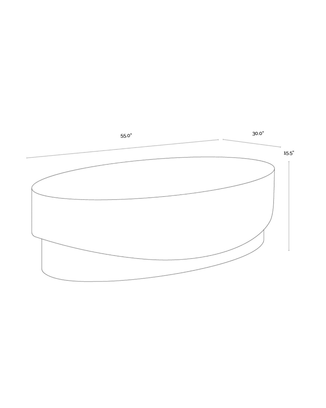 LEDA COFFEE TABLE | Stonewaters