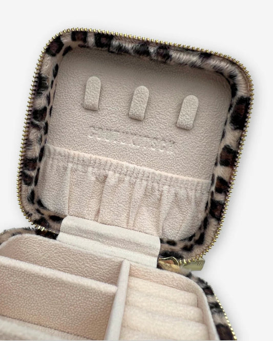 LEOPARD TRAVEL JEWELRY CASE | Stonewaters