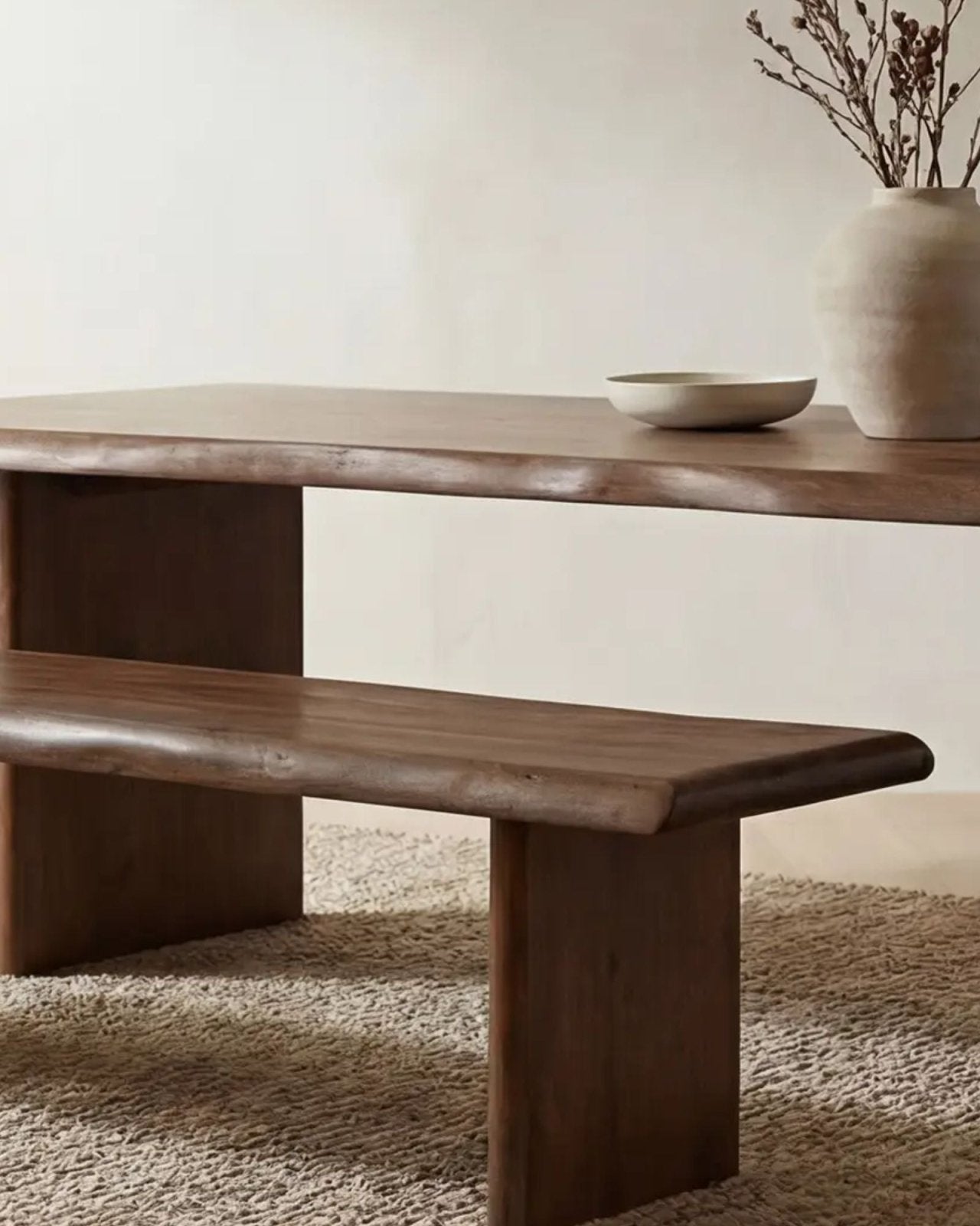 LILA DINING BENCH | Stonewaters