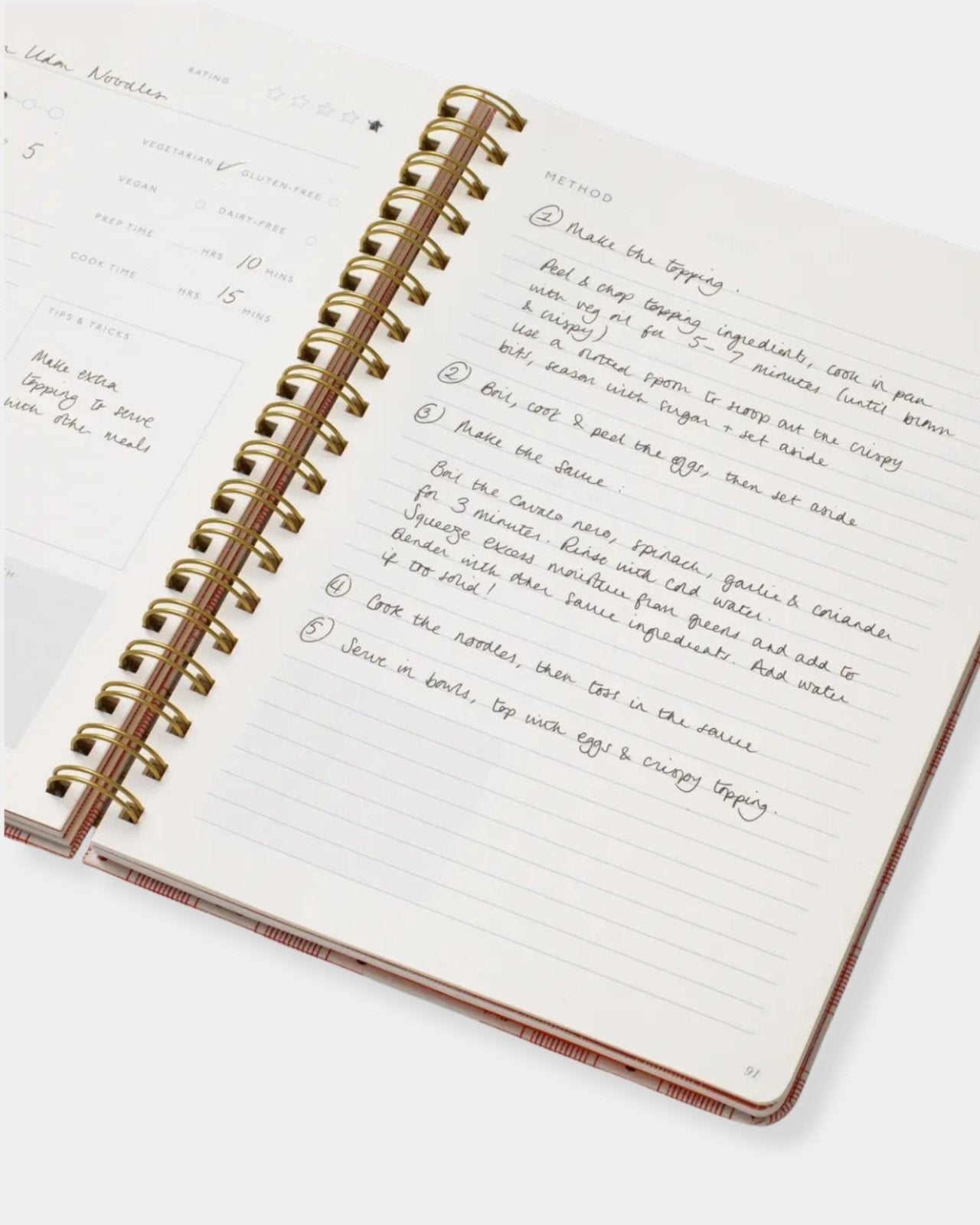 LOBSTER GINGHAM RECIPE JOURNAL | Stonewaters