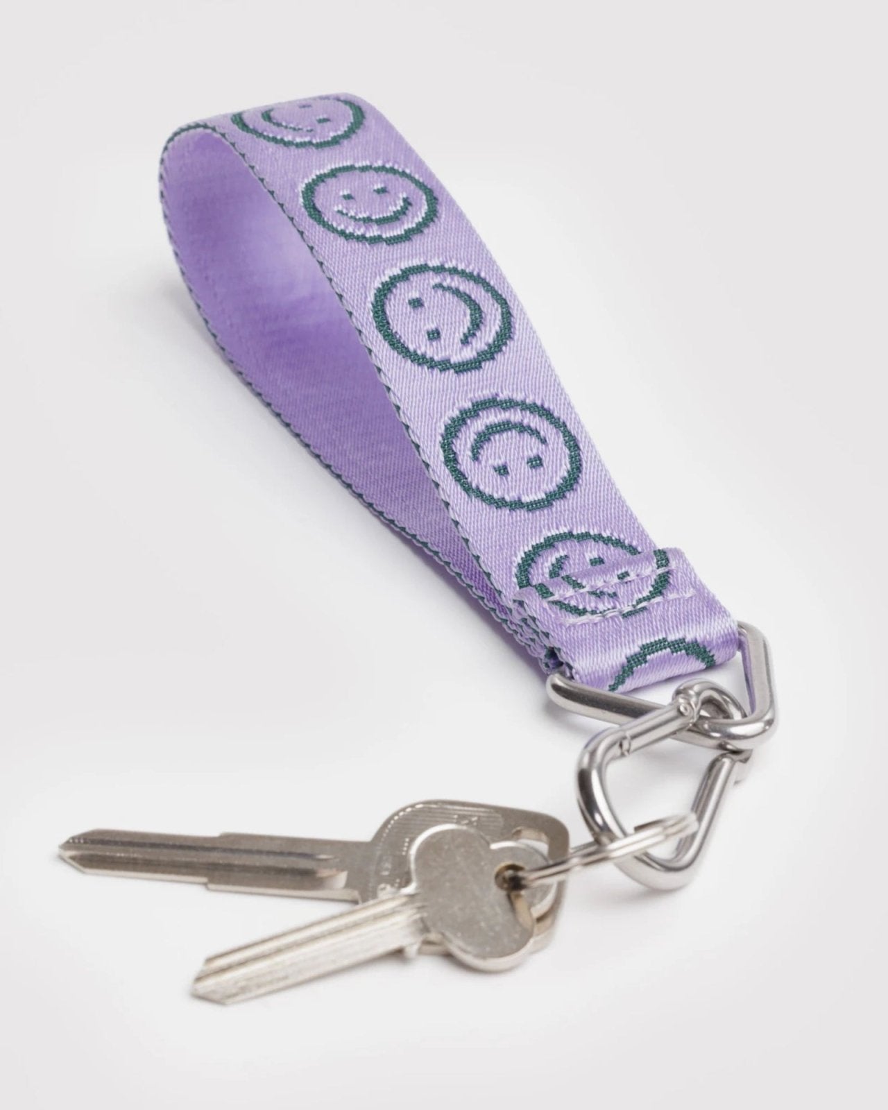 LOGO KEYCHAIN - LILAC HAPPY | Stonewaters